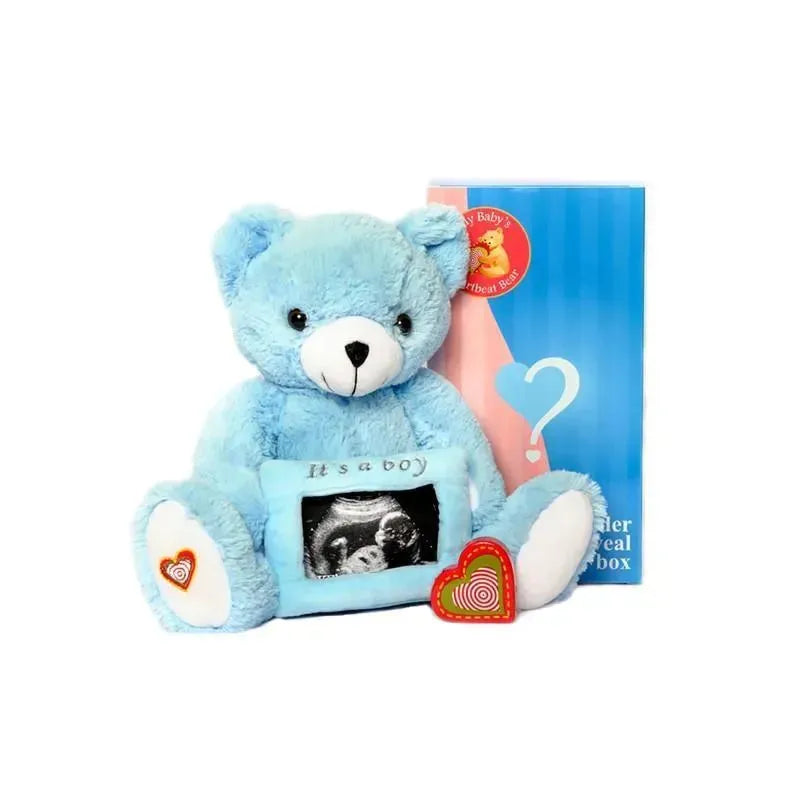 My Baby's Heartbeat Bear Gender Reveal Bear Kit Blue