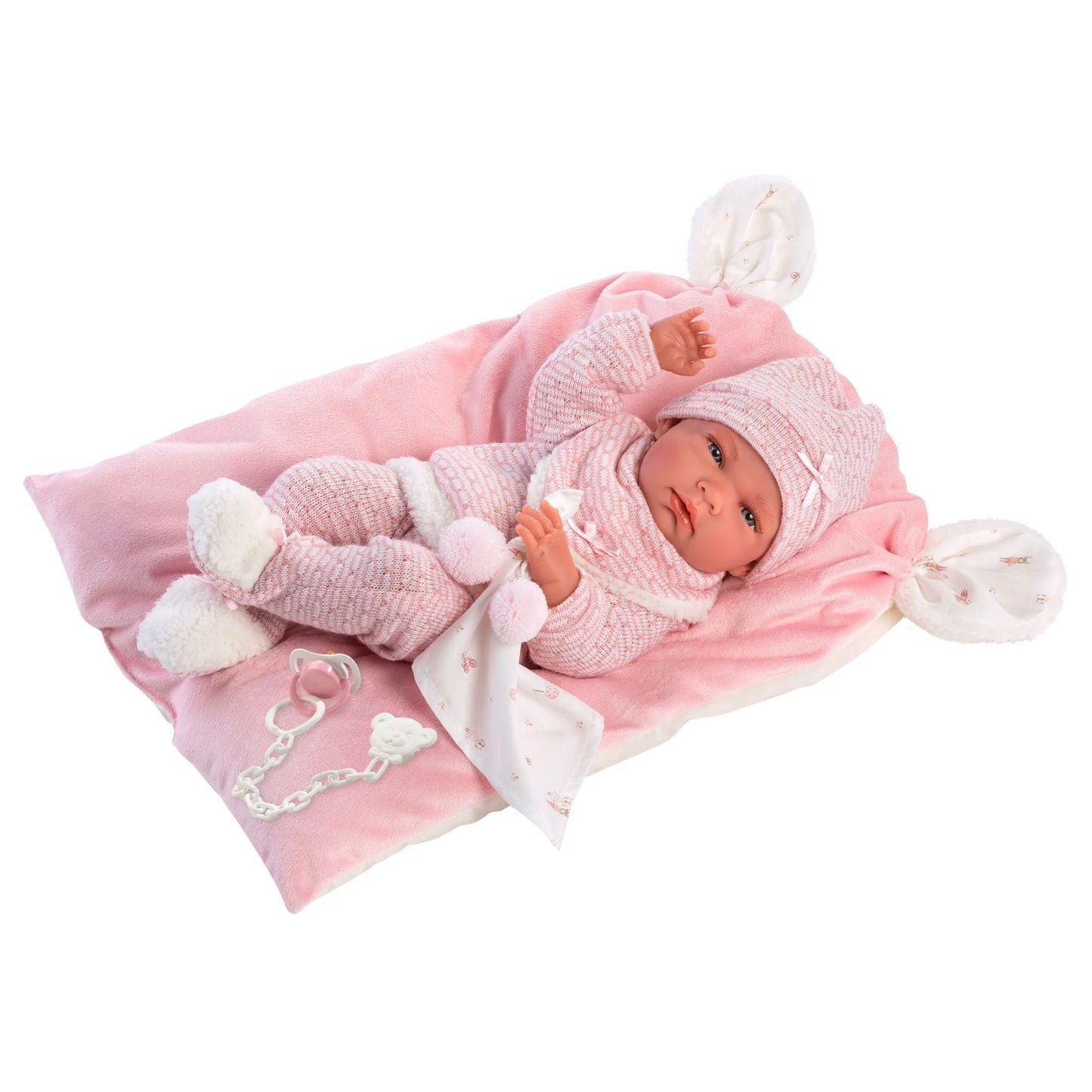 Newborn Doll Naomi with Cushion