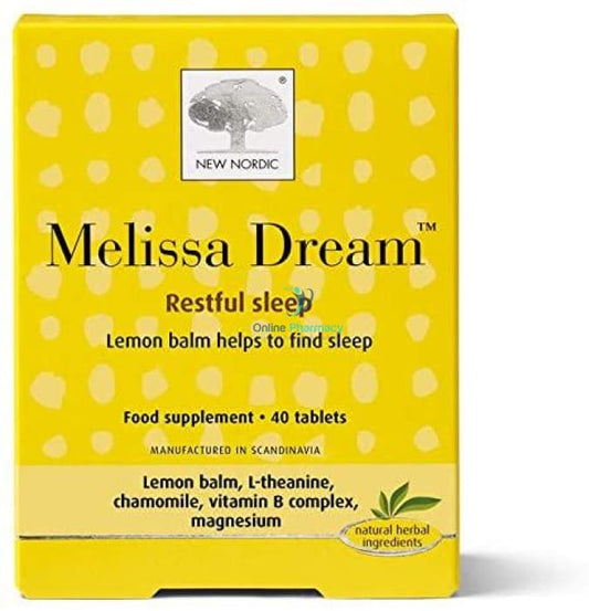 New Nordic Melissa Dream - 40/100 Tablets