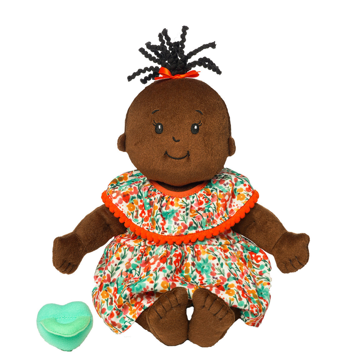 Manhattan Toy Baby Stella  | Brown with Black Wavy Hair