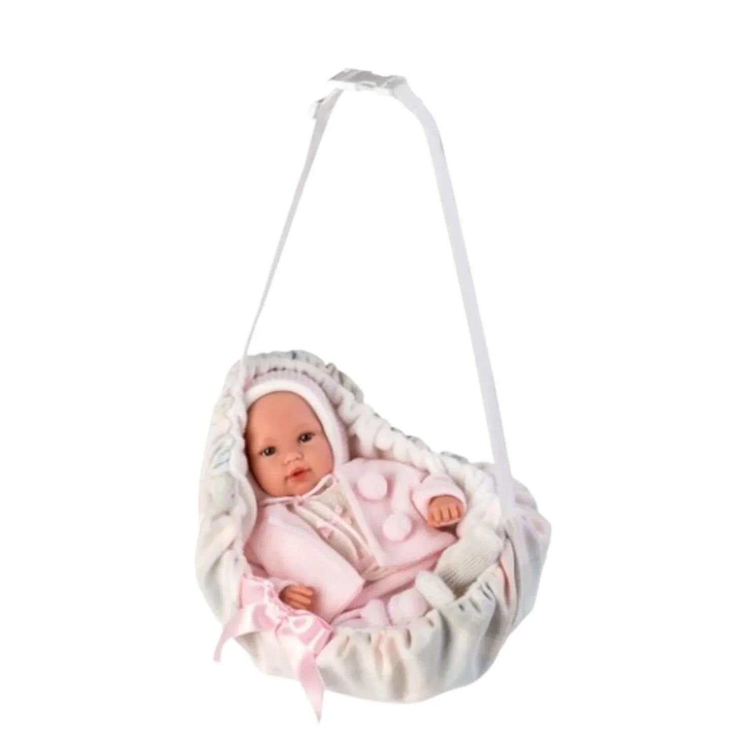 Newborn Doll Jasmin in Carrier