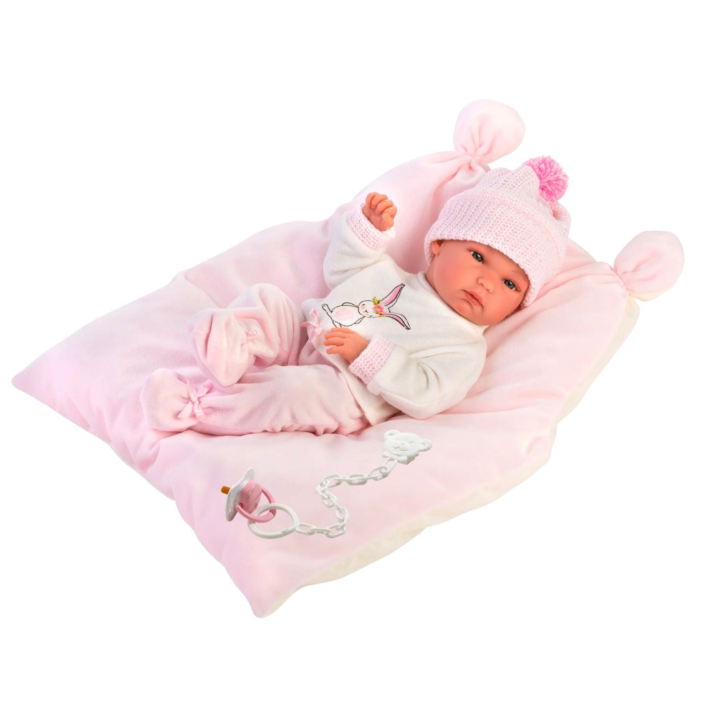 Newborn Doll Peyton with Cushion