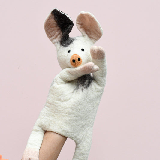 Hand Puppet - Old Spots Pig