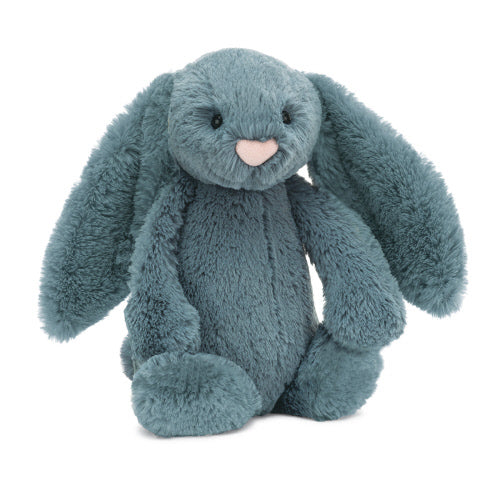 BASHFUL DUSKY BLUE BUNNY BY JELLYCAT
